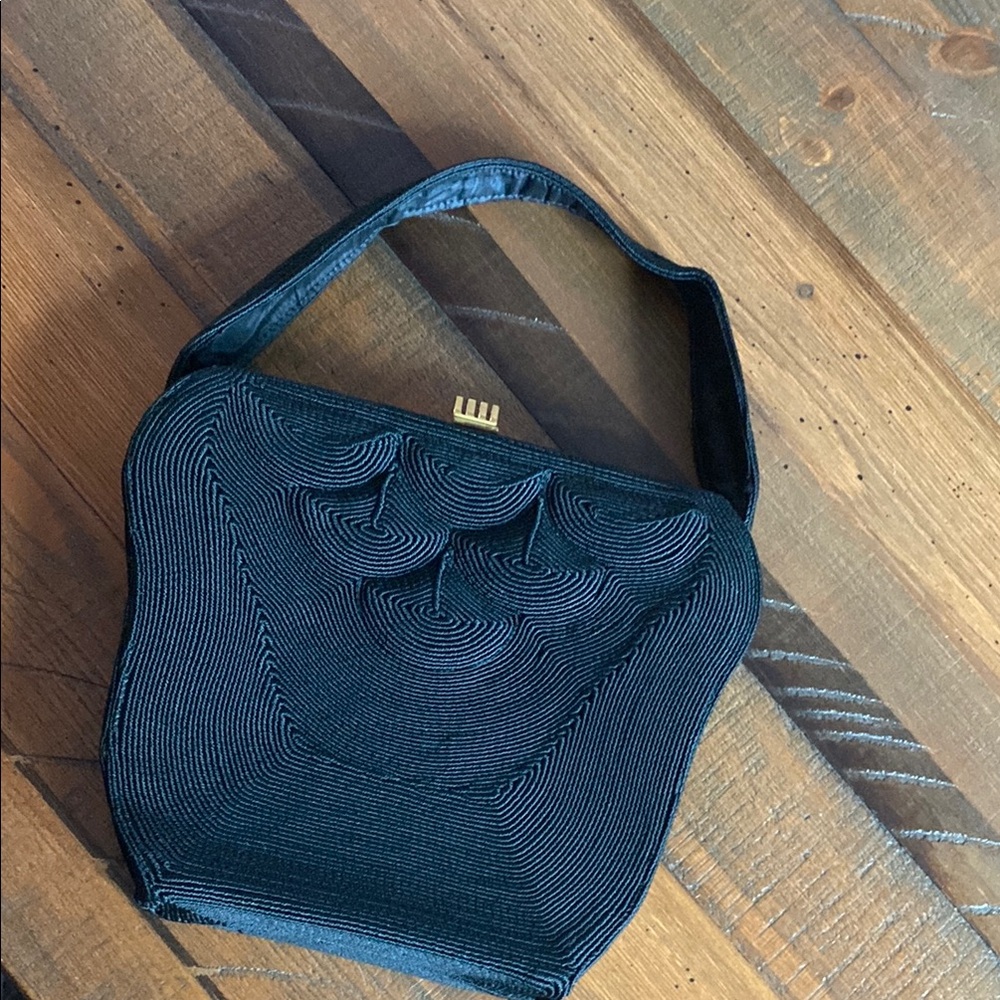 Corde Vintage Black Handbag